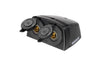 Narva HD Twin Surface Mount Socket Merit Black 81162BL