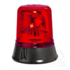 Narva Optimax Rotating Beacon with Flange Base Red 12/24V
