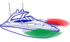 Narva 1 Nautical Mile LED Port & Starboard Lamps with