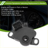 Black plastic neutral safety switch for toyota agya 2017-2022 with rectangular connector and mounting holes
