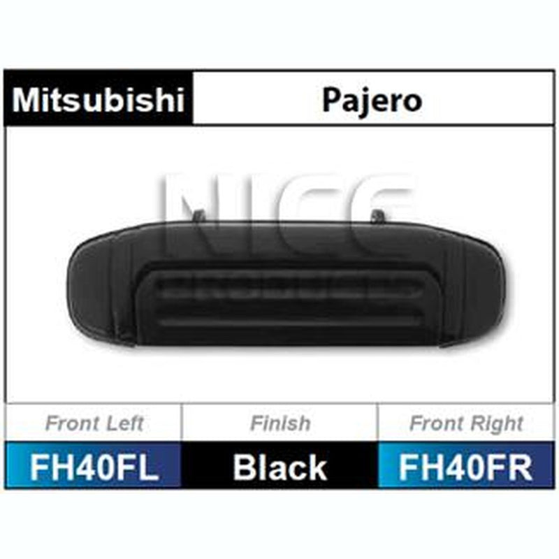 Nice Door Handle Front RH Black FH40FR