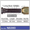 Nice Wheel Stud & Nut M12x1.50 49.1mm NS380