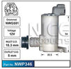 Nice Windscreen Washer Pump NWP346