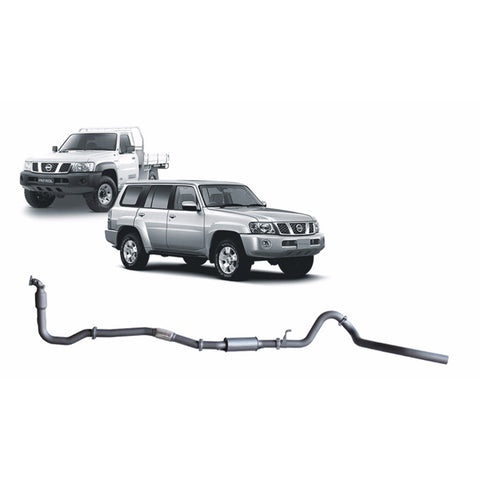 Redback Extreme Duty Exhaust 3in Turbo Back (With Cat &
