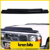 Black glossy plastic front bumper guard for nissan safari gq pickup truck bonnet protector td42 model
