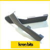 Black plastic nissan safari gq door handle pocket replacements from kren bits automotive shown from the back side