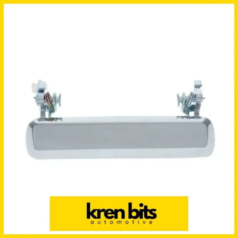Chrome finished rectangular car door handle with two mounting brackets for nissan safari gq y60 front handles pair