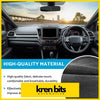 Black non-slip dash mat with soft plush texture and durable fabric for isuzu d-max and centre lid ls-m ls-u