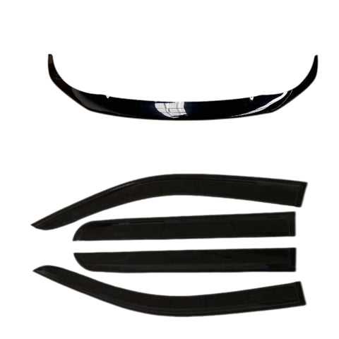 Nissan Navara NP300 Weather Shields & Bonnet Guard (2015-2020)