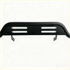 Black metal nudge bar with horizontal slats and mounting brackets compatible with front sensors for mazda bt-50 2021+