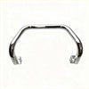 Chrome finished u-shaped motorcycle handlebar guard with squared end caps nudge bar for nissan navara d40 2005-2015