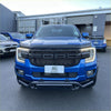 Vibrant blue ford ranger 2022 with black nudge bar lower style for new ranger and everest models