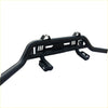 Black metal nudge bar lower style bumper guard for mazda bt-50 2021 with integrated mounting brackets and slotted design
