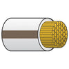 OEX Automotive Cable Single Core 2mm White W/Brown Trace