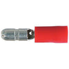OEX Crimp Terminal Male Bullet Red 4mm Vinyl (100 Pack)