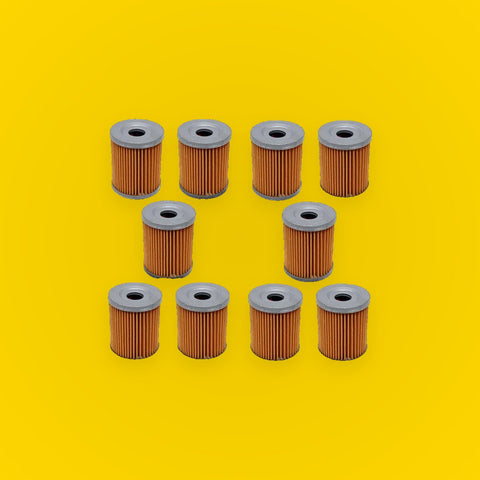 Oil Filters 10 Pack for Suzuki Quadrunner 160 230 250 300 (1985–2004)