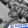 Black textured oil filler cap with molded oil can symbol for toyota 4runner oil fuel tank cover 2003-2023