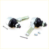 Silver and black steel steering knuckle assemblies with threaded rods and hex nuts for nissan d21 d22 navara ute