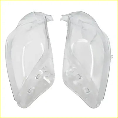 Pair of clear plastic headlight lens covers for toyota land cruiser prado 150 series 2009-2013