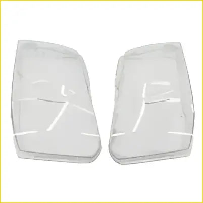 Pair of clear transparent gel orthotic insoles with smooth curved design fit for nissan patrol gu y61 lens cover kit