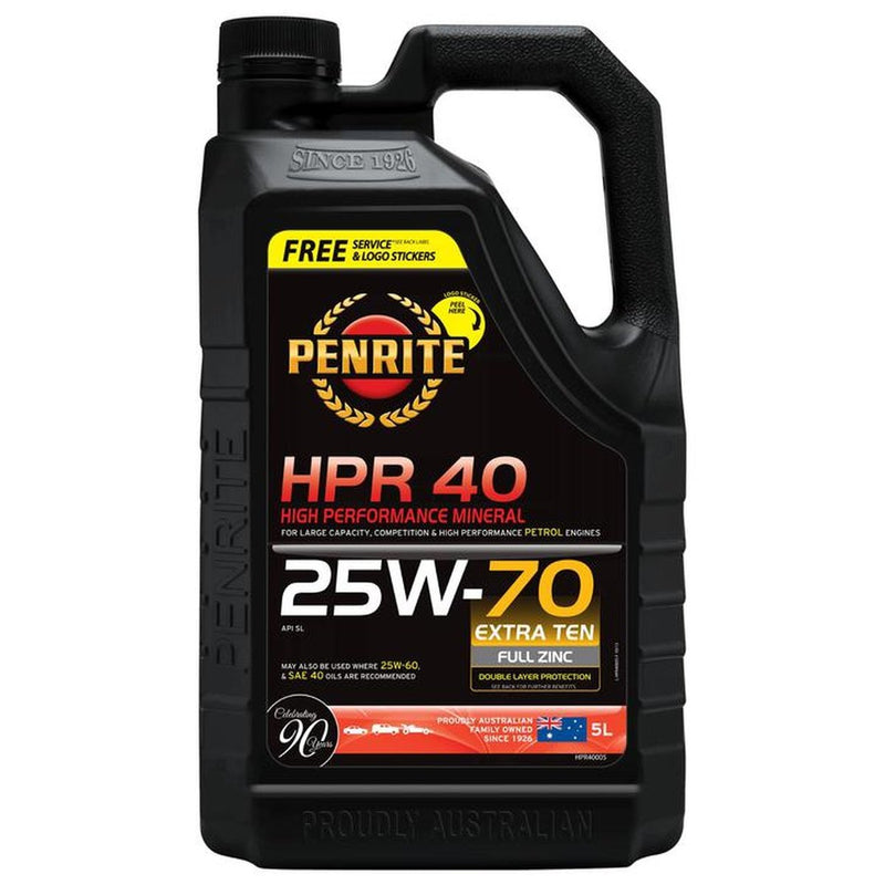 Penrite HPR 40 25W-70 Sl Engine Oil 5L