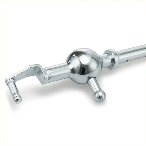 Chrome finished billet steel short throw gear shift lever with spherical center for dodge neon 94-03 mt