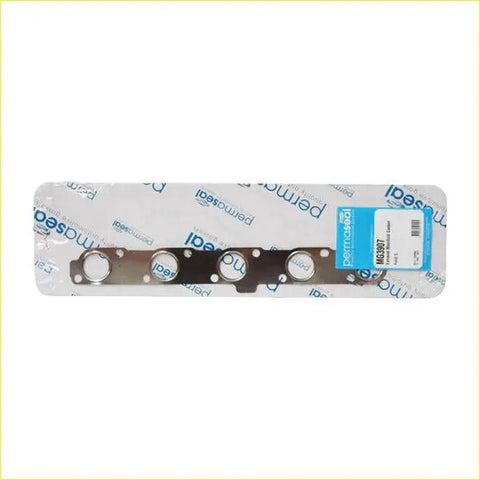 Permaseal metallic exhaust manifold gasket mg3907 with circular cutouts and bolt holes for Mazda BT50 3.2L 2011 onwards