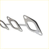 Shiny metallic permaseal exhaust manifold and turbo gasket kit with reflective silver finish for nissan patrol y61