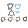 Set of metallic and blue gaskets in the permaseal exhaust manifold and turbo gasket kit for nissan patrol y61