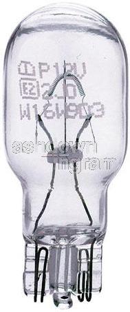 Philips Standard T16 Wedge Globe 12V 16W 12067B2