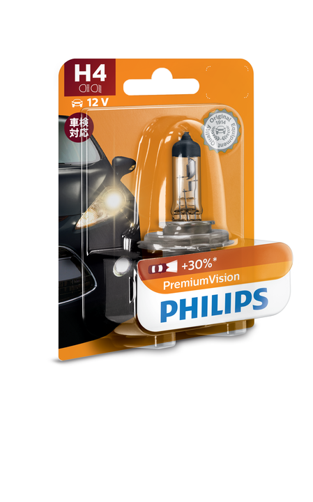 Philips Premium H4 Globe 12V 60/55W 12342PRB1