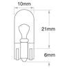Philips Standard T10 Wedge Globe 12V 5W (10Pk) 12961