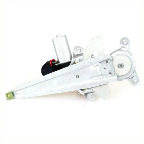 Silver metal power motor rear door window regulator with black motor housing and wiring for toyota hilux 2004-2016 back side