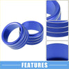 Blue metallic power volume tune 4wd switch knob cover with textured grip and white accents for toyota tundra air vent