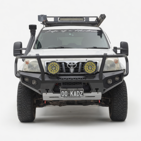 Rockarmor GT Hoop Steel Bullbar - Toyota Prado 120 Series 2003-2009 (Full Bar Replacement)