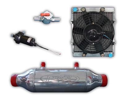 PWR Liquid To Air Barrel Intercooler Kit 100x200mm PWR5217