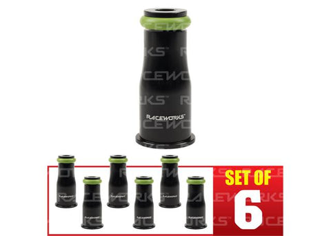 Raceworks 6PK Injector Extension Short - Full Length 14mm