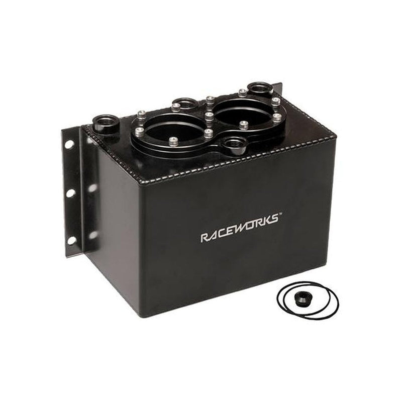 Raceworks 3.0L Surge Tank 4x AN-6 ORB Suits Twin 60mm