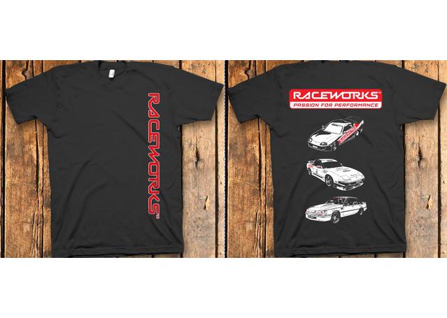Raceworks 5XL Black T-Shirt Short Sleeve