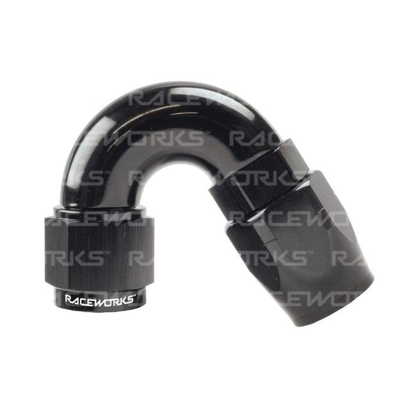 Raceworks Cutter Hose Fitting An-4 150 Deg