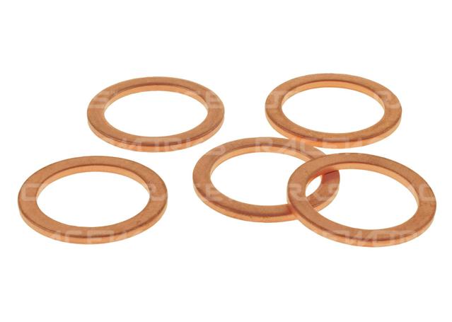 Raceworks Copper Washers Id16mm Od22mm T1.5mm 5Pk