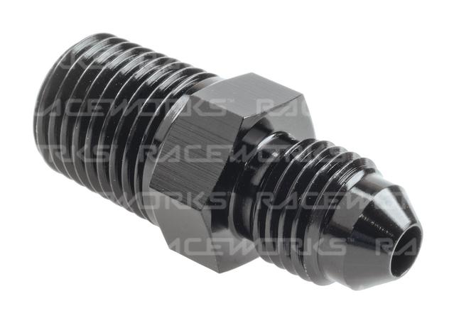 Raceworks An-4 Male Flare To Npt 1/4" Straight