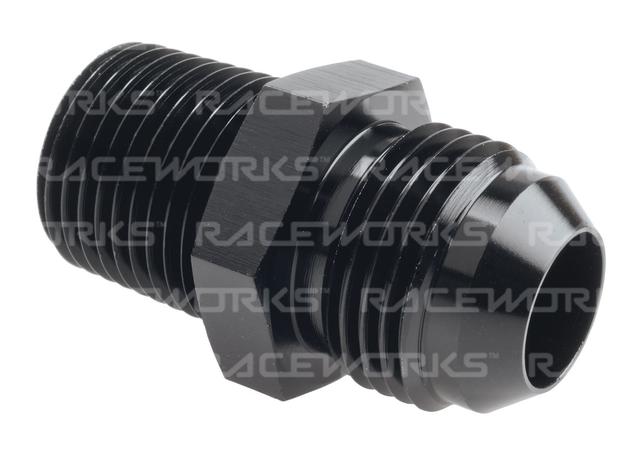 Raceworks An-10 Male Flare To Npt 1/2" Straight