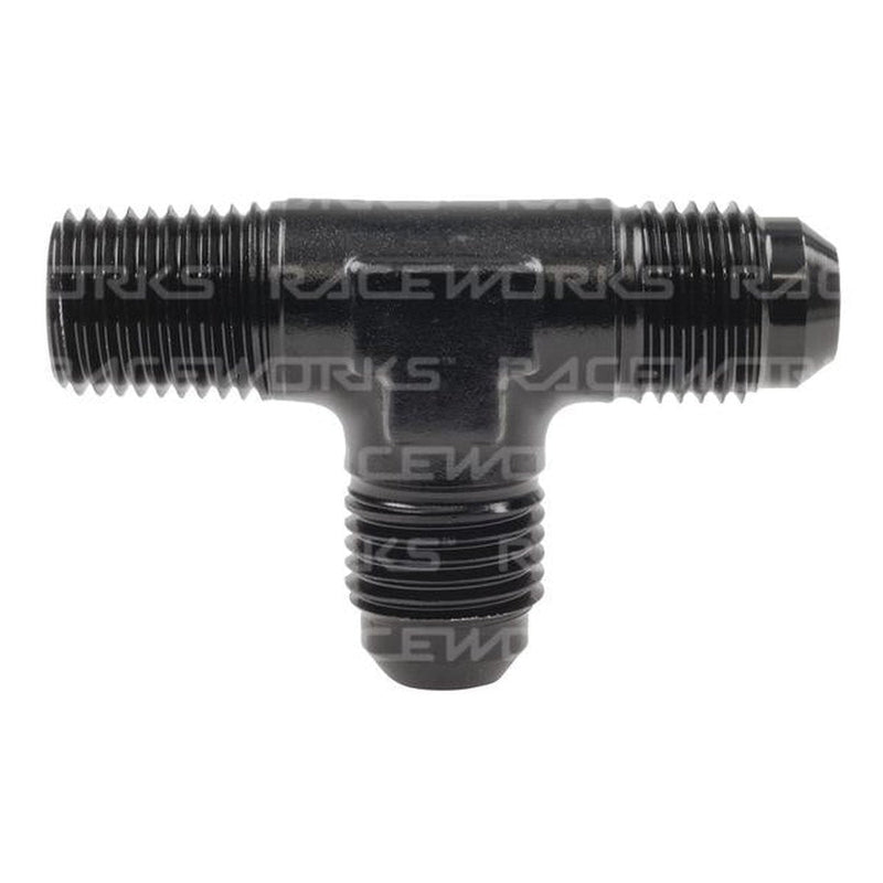 Raceworks Tee An-6 - 1/4"Npt On Run