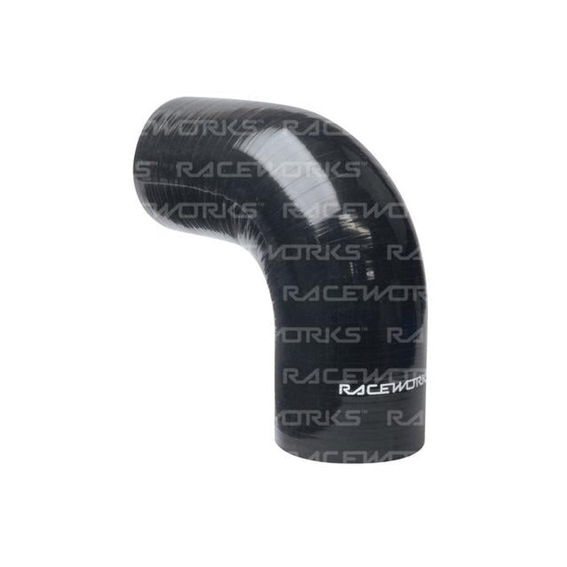 Raceworks Silicone 90 Elbow 3.75" (95mm) Black