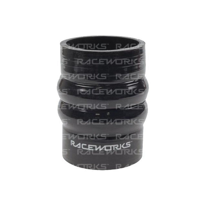 Raceworks Silicone Double Hump Hose 4" (102mm) Black