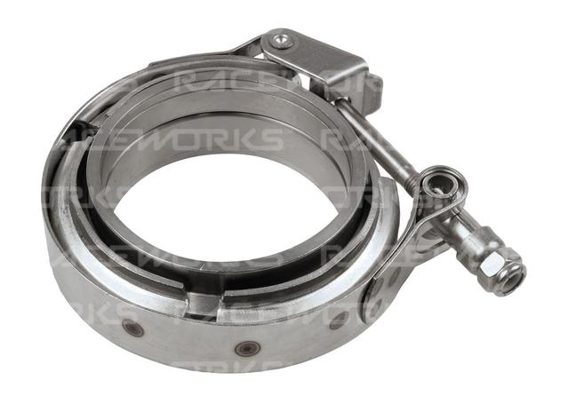 Raceworks 2.5" Stainless Quick Release V-Band Clamp &