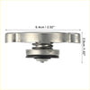 Silver metallic radiator cap with spring and rubber seal for toyota 4runner engine coolant from 2003 to 2023