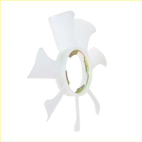 White plastic radiator cooling fan blade with metallic hub for nissan navara d21 pathfinder wd21 td27t