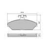 RDA GP Max Brake Pad Set Front RDB1075